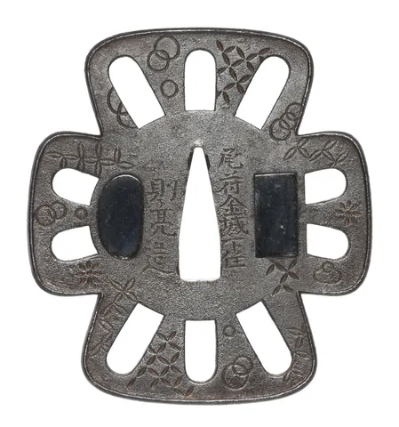 Guarniciones de Tsuba daishō · Norisuke