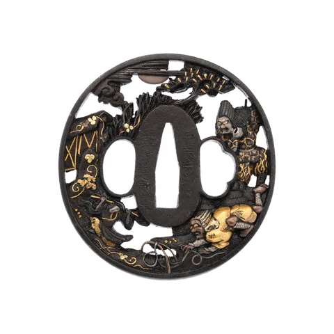 Beschläge von Tsuba · Nomura Kanetsune