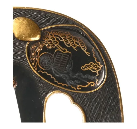Detalle de Tsuba · Kaga Gotō