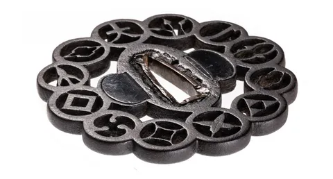 Detalle de Tsuba · Owari