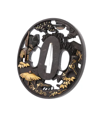 Detail von Tsuba · Nomura Kanetsune