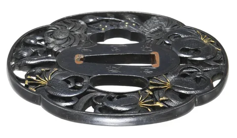 Dettaglio di Tsuba · Bushū Masatoshi