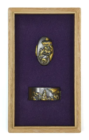 Guarniciones de Fuchi-kashira · Saitō Masaoki
