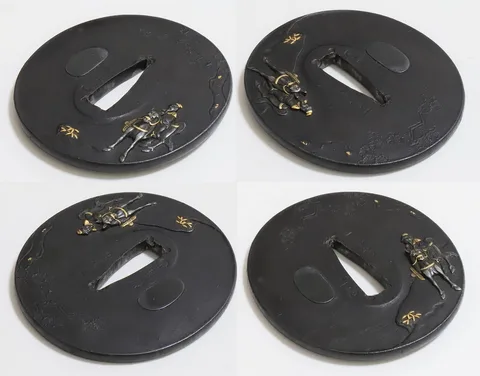 Dettaglio di Tsuba · Ichiyōsai Hironao