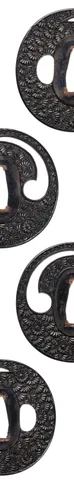 Detalle de Tsuba · Bushū