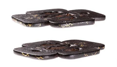 Detail von Tsuba · Higo