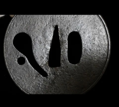 Detalle de Tsuba · Ko-Katchūshi