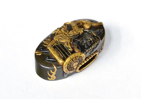 Detail von Fuchi-kashira · Saitō Masaoki