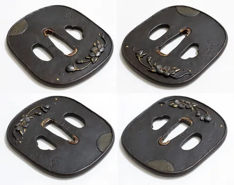 Detalle de Tsuba · Toshikage (escuela Tōryūsai)