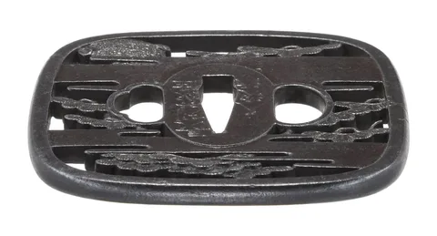 Detail von Tsuba · Chōshū Hisatsugu