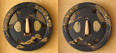 Beschläge von Tsuba · Kyō Shōami