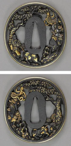 Guarniciones de Tsuba · Okamoto Naoshige (Tetsugendō)