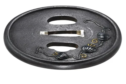 Dettaglio di Tsuba daishō · Furukawa Naohide