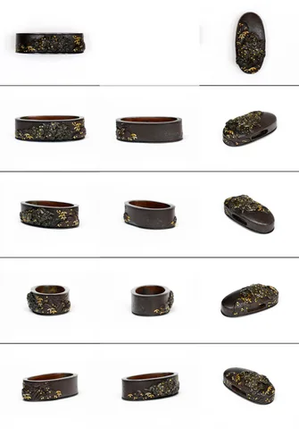 Dettaglio di Fuchi-kashira daishō · scuola Tetsugendō