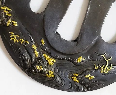 Dettaglio di Tsuba · Ichijōsai Hirotoshi