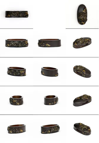 Dettaglio di Fuchi-kashira daishō · scuola Tetsugendō