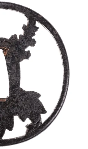 Detalle de Tsuba · escuela Nishigaki (Higo)