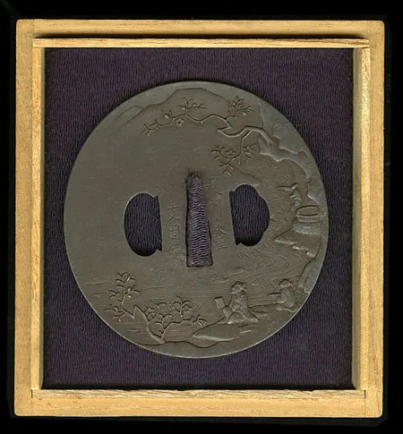 Guarniciones de Tsuba · Tomochika (Chōshū)