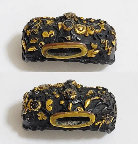 Detalle de Fuchi-kashira · Ko-Mino