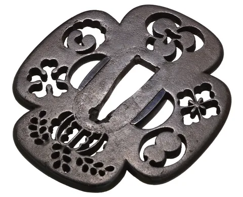 Dettaglio di Tsuba · scuola Hayashi