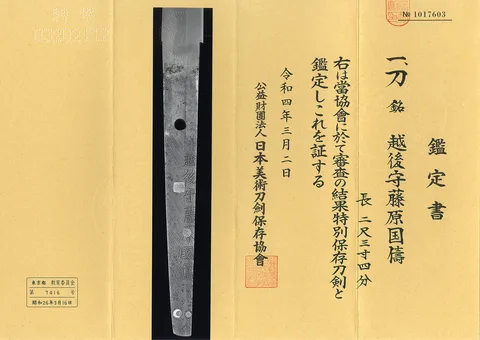 Detalle de Echigo no Kami Fujiwara Kunitomo