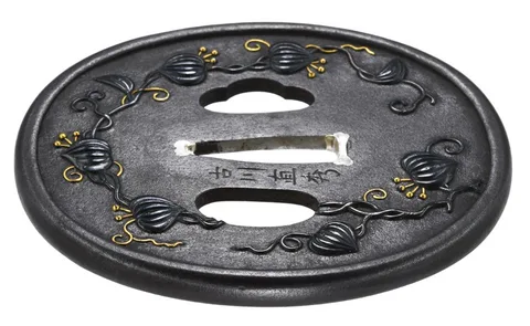 Dettaglio di Tsuba daishō · Furukawa Naohide