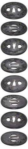 Dettaglio di Tsuba daishō · Furukawa Naohide
