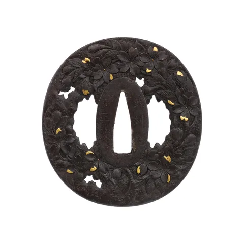 Guarniciones de Tsuba daishō · Masatsugu (Bushū)