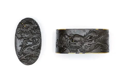 Guarnizioni di Fuchi-kashira · Seiryūken Eiju