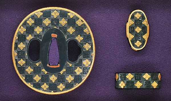 Guarniciones de Tsuba y fuchi-kashira · Nomura