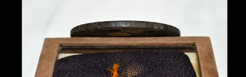 Detail von Tsuba · Kyō Shōami