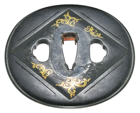 Dettaglio di Tsuba · scuola Umetada