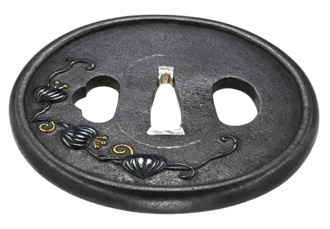 Dettaglio di Tsuba daishō · Furukawa Naohide