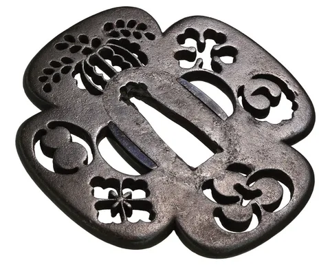 Dettaglio di Tsuba · scuola Hayashi