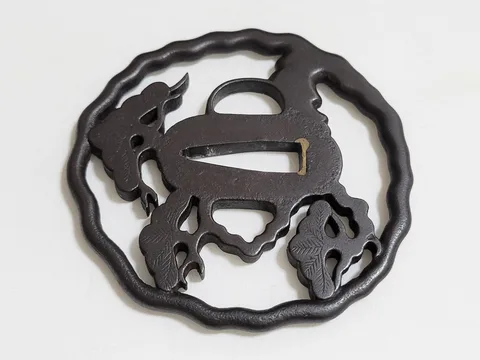 Detail von Tsuba · Kamiyoshi Fukanobu