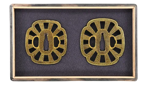 Garnitures de Tsuba daishō · Kyō-kenjō
