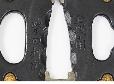 Detalle de Tsuba · Shibata Toshitsugu (Owari)