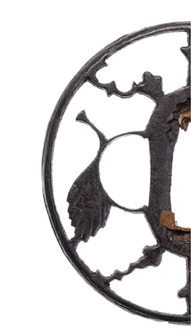 Detalle de Tsuba · Ko-Akasaka