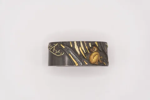 Detalle de Fuchi-kashira · Masakuni