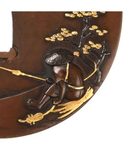 Detalle de Tsuba · Iwamoto Hirotoshi