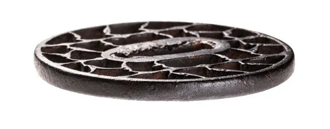 Detail von Tsuba · Kyō-sukashi