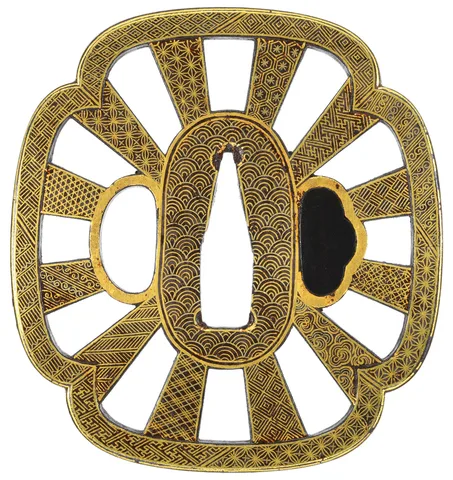 Garnitures de Tsuba daishō · Kyō-kenjō