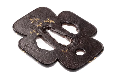Detail von Tsuba · Higo