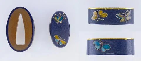 Guarniciones de Fuchi-kashira · Hirata