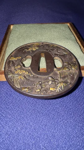 Detail von Tsuba · Sōten