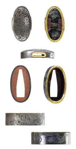 Beschläge von Fuchi-kashira · Yūrakusai