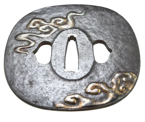 Dettaglio di Tsuba · scuola Kumagaya