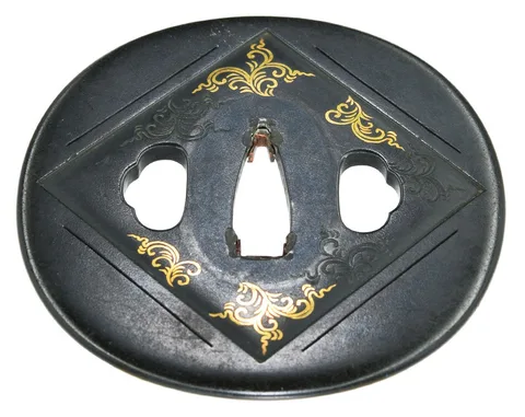 Dettaglio di Tsuba · scuola Umetada