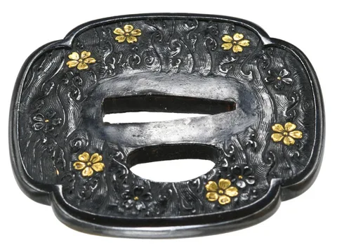 Detail von Tsuba · Kyō-kinkō