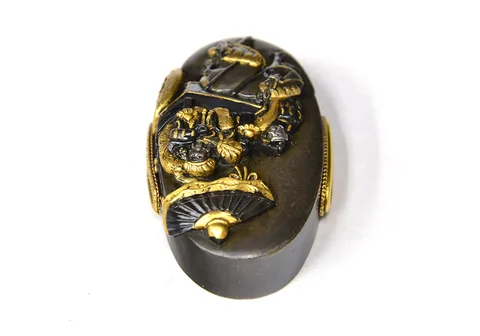 Detalle de Fuchi-kashira · Saitō Masaoki